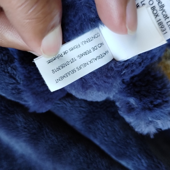 -Jellycat Bashful navy blue elephant Soft Baby Security Blanket Lovey - Picture 13 of 14